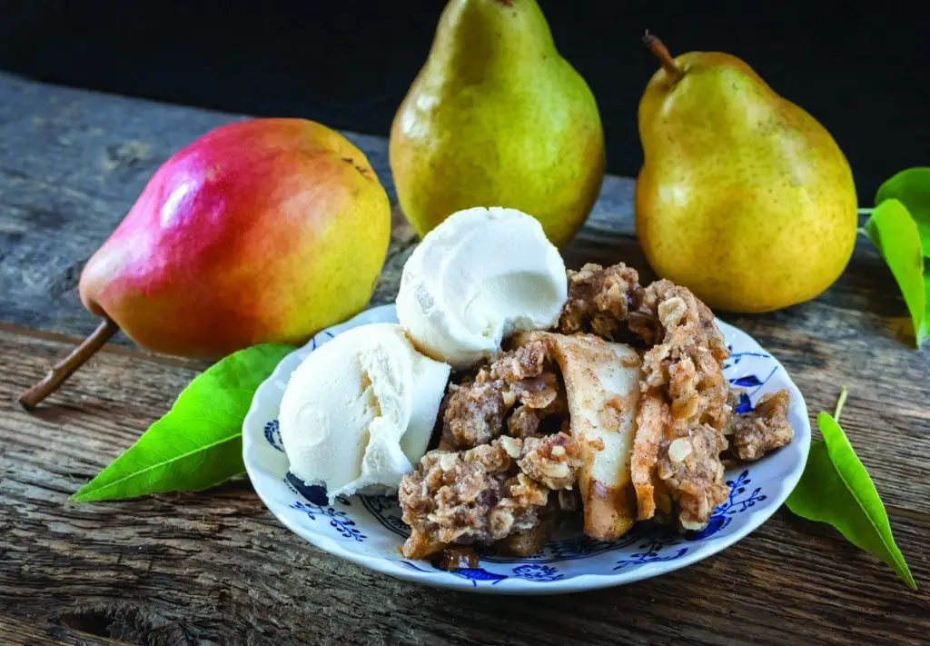 Maple Pear Crumble