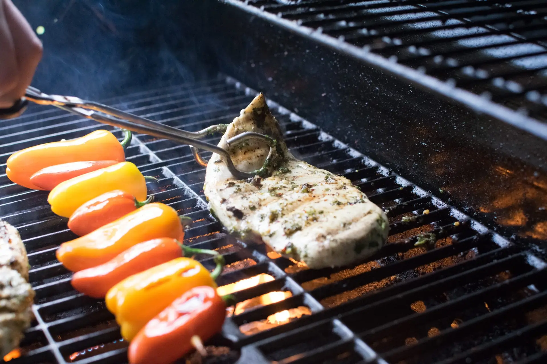 Grilling Chicken