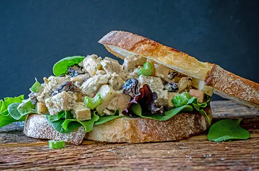 Chicken Salad on Crusty Sourdough