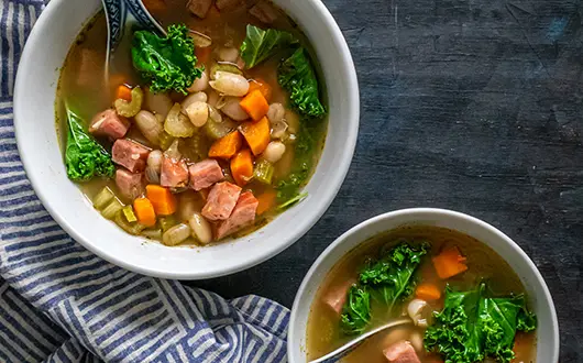 Ham and Cannellini Bean Soup