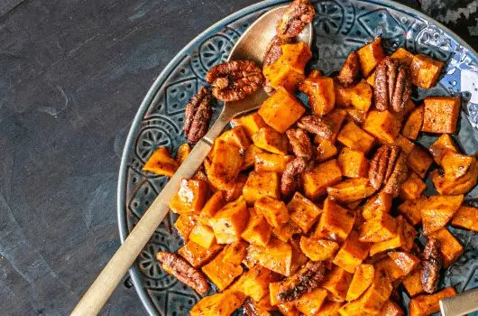 Maple Roasted Sweet Potatoes
