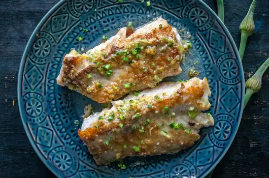 Lingcod With Miso Butter