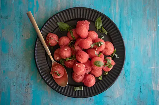 Watermelon Basil Salad