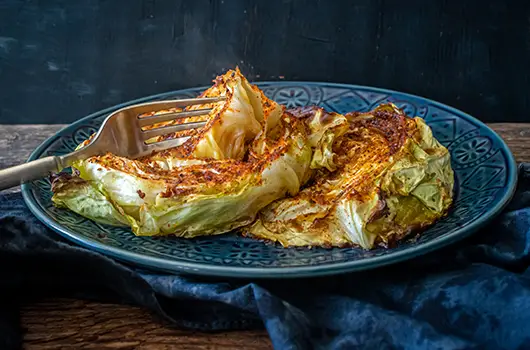 Spicy Cabbage Steaks