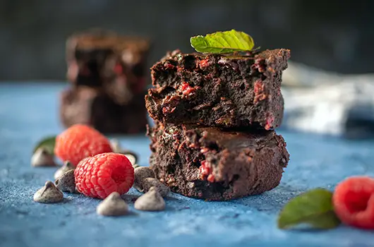 Chocolate Raspberry Brownies