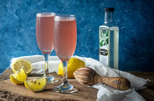Fizzy Elderflower Lemonade