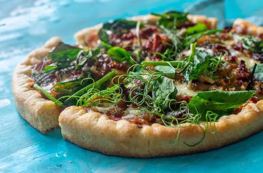 Goat Cheese Pizza