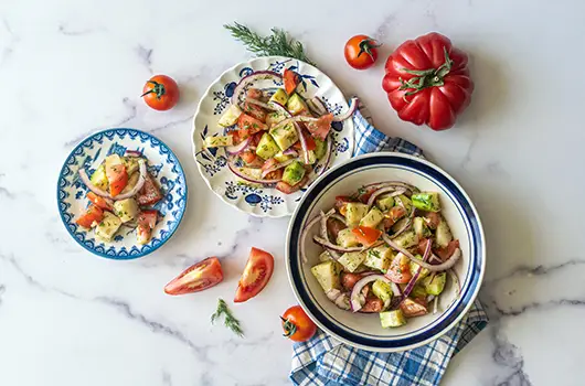 Mom’s Tomato and Cuke Salad
