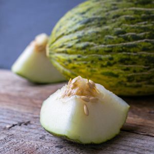 Sliced Dry Farmed Piel de Sapo Melon
