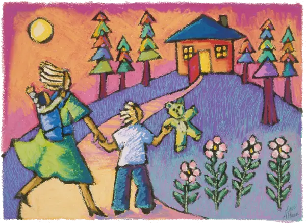 Center for Hope and Safety art by Ann Altman