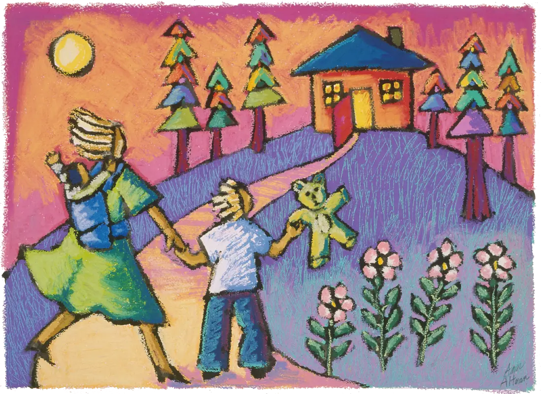 Center for Hope and Safety art by Ann Altman
