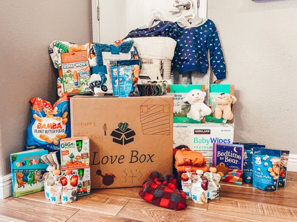 Your bag credit donations support Salem Angels Love Box care package